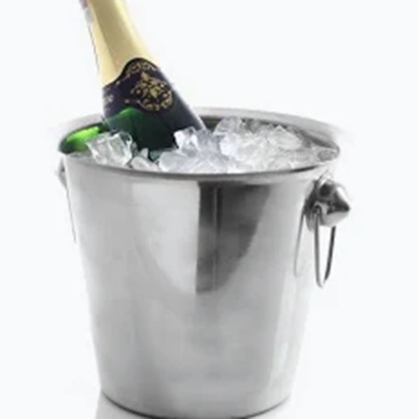 Champagne/ Wijnkoeler RVS