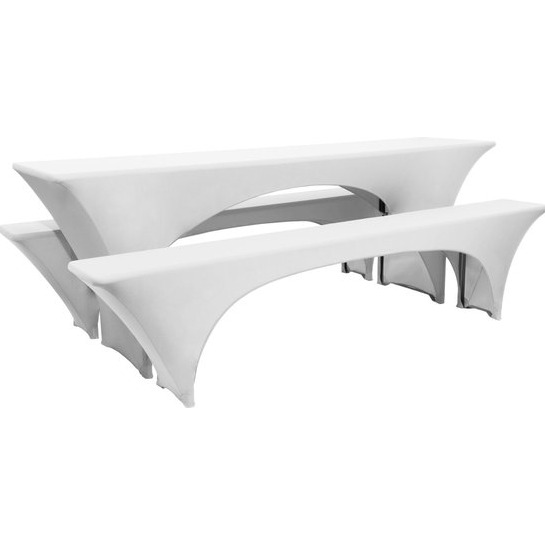 Hoes biertafelset wit