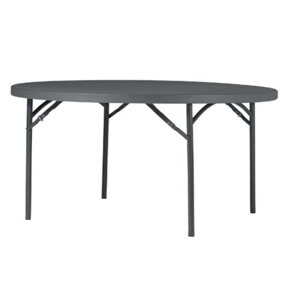 Luxe Klaptafel rond 150cm antraciet